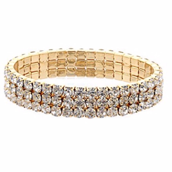 🌸 4PC SET EARRINGS NECKLACE BRACELET RING GOLD HORN MOON BUNDLE SET BOHEMIAN - Picture 5 of 7